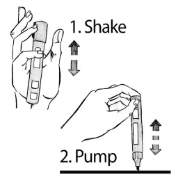 Liquid Chalk Water-Based Marker Black easy wipe 1-2mm bullet tip (2) - GL177