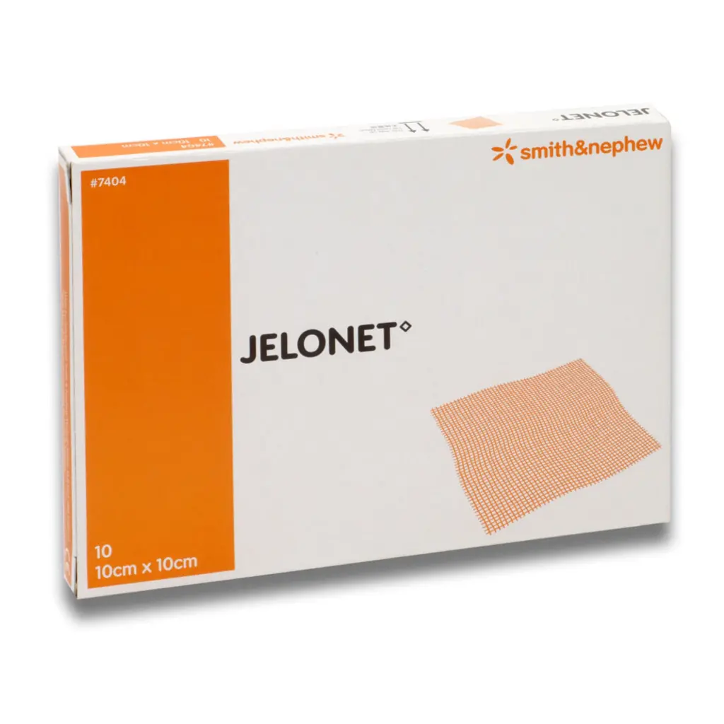 Smith and Nephew Paraffin Gauze Dressing 10X10cm (Pack of 10)
