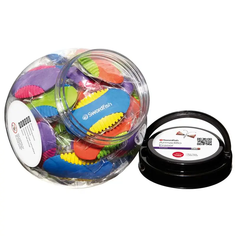 Snopake Armadillo Eraser Tub- 1 Tub of 24