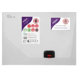 Snopake GRS DocBox 25 A4 Clear- 1 Box