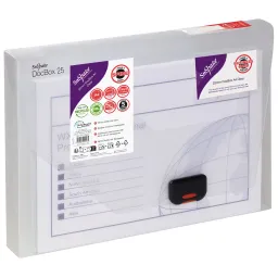 Snopake GRS DocBox 25 A4 Clear- 1 Box