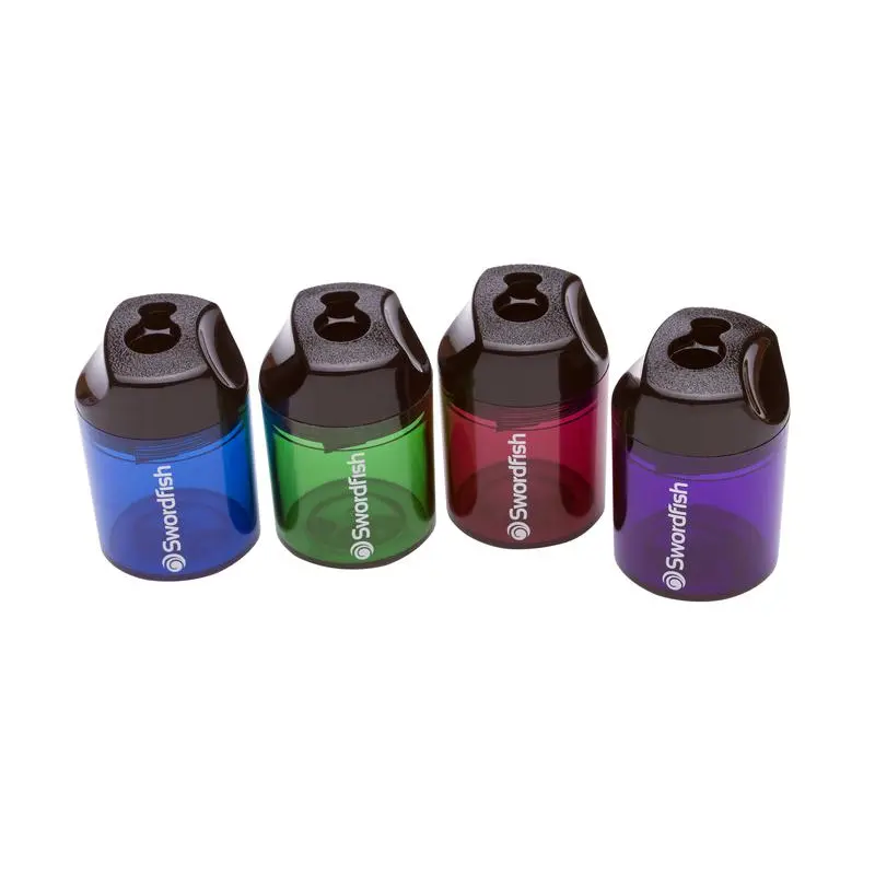 Snopake Double Hole Canister Sharpener CDU- 1 CDU of 10