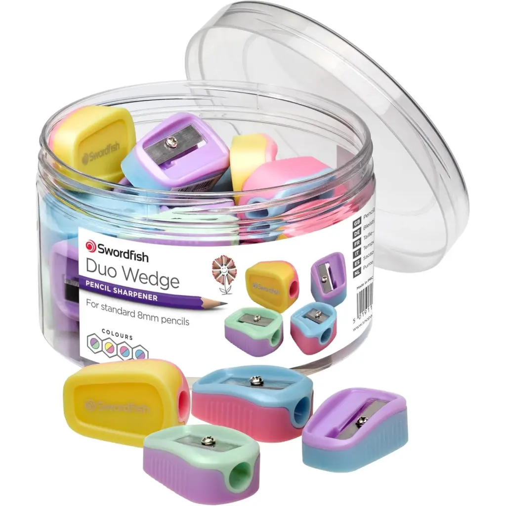 Snopake Duo Wedge Sharpener Tub- 1 Box of 24