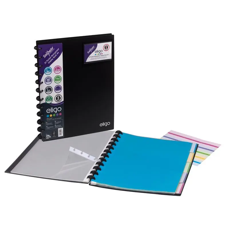 Snopake Eligo ReOrganiser Display Book A4- 2 Books 