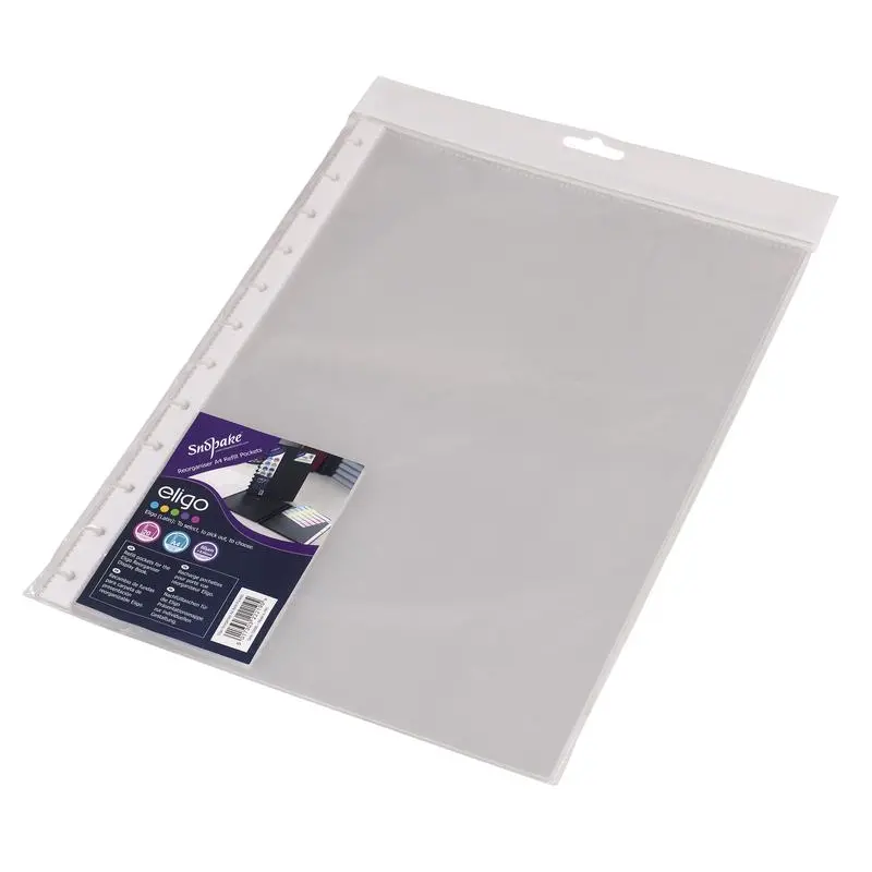 Snopake Eligo ReOrganiser Display Book Refill Pockets A4- 1 Pack 