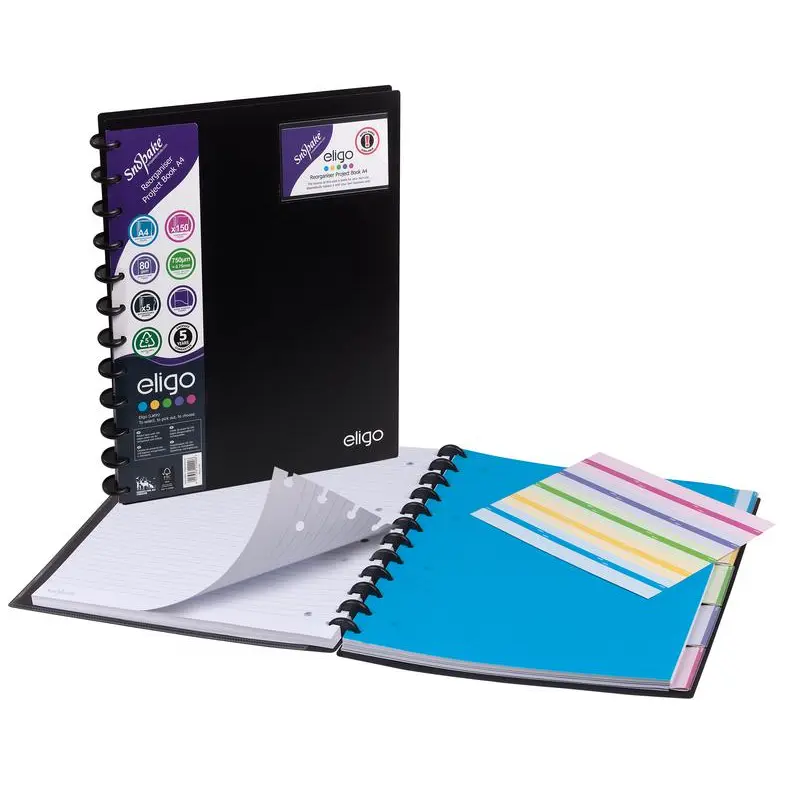 Snopake FSC Eligo ReOrganiser Project Book A4- 2 Books 
