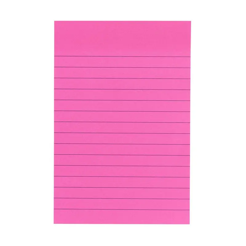 Snopake FSC Line Pad - Neon Magenta- 1 Pack 