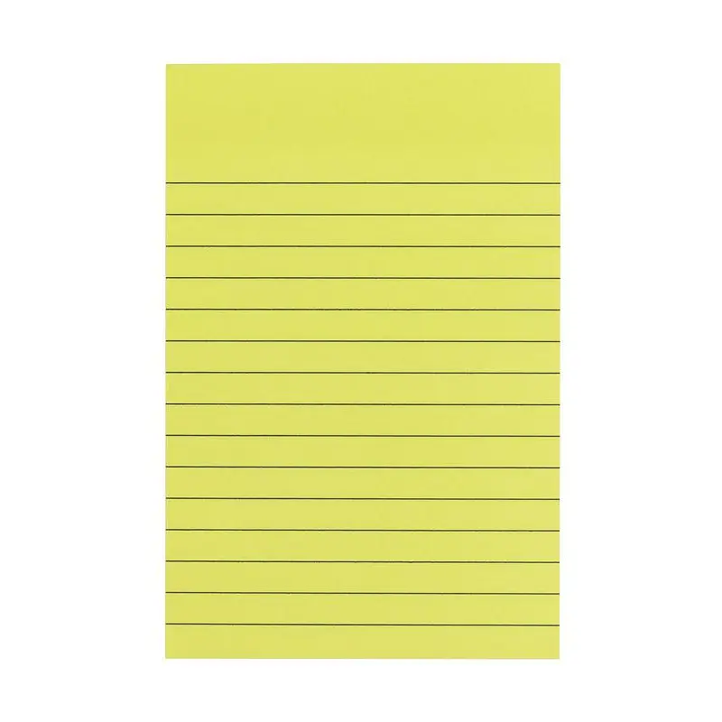 Snopake FSC Line Pad - Neon Yellow- 1 Pack 