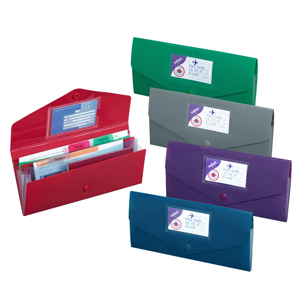 Snopake Fusion Travel Wallet DL- 5 Wallets