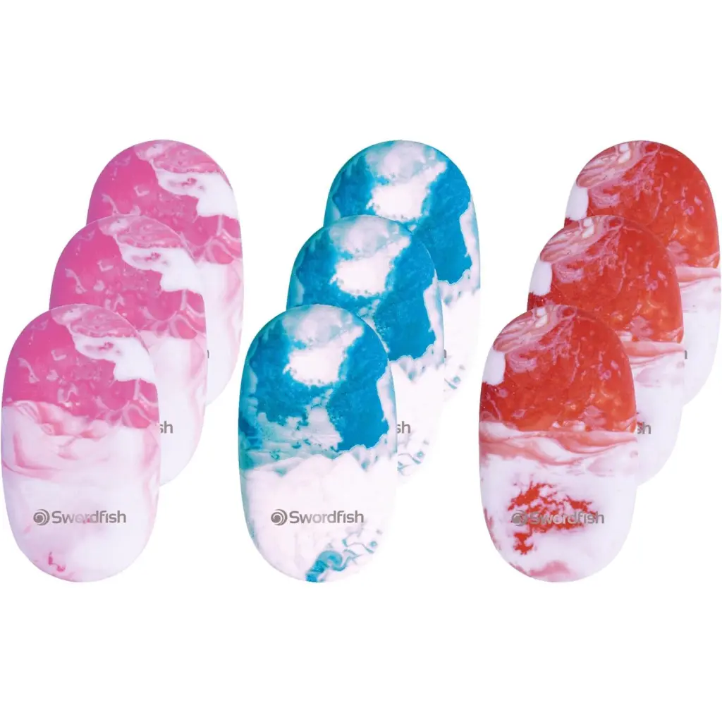 Snopake Marble Eraser Bag- 1 Bag of 9