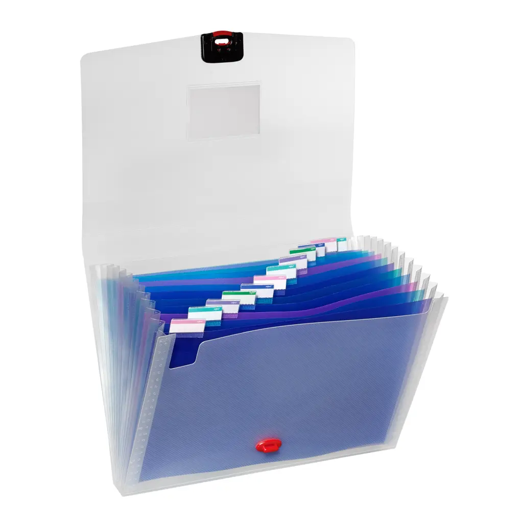 Snopake Multicoloured Organiser 13 part A4- 1 Organiser
