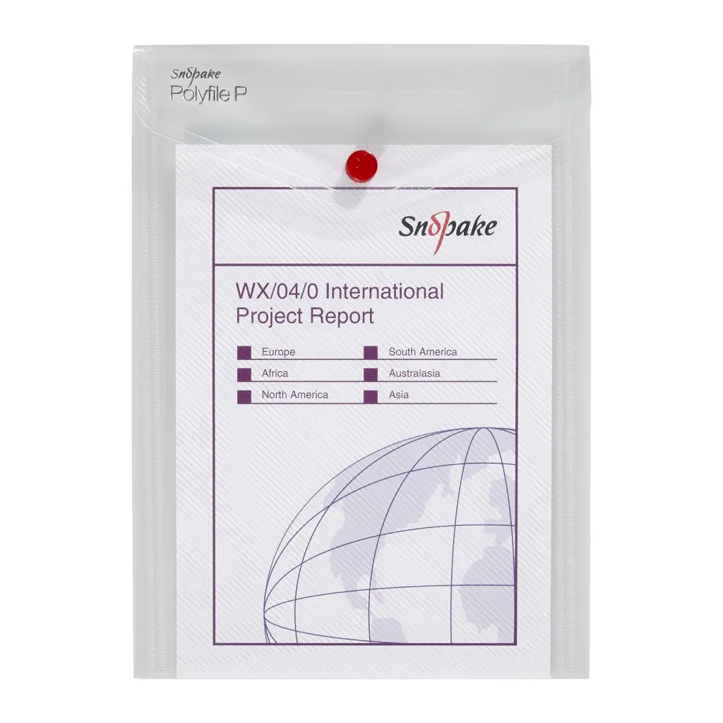 Snopake Polyfile P A5 Clear- 5 Files