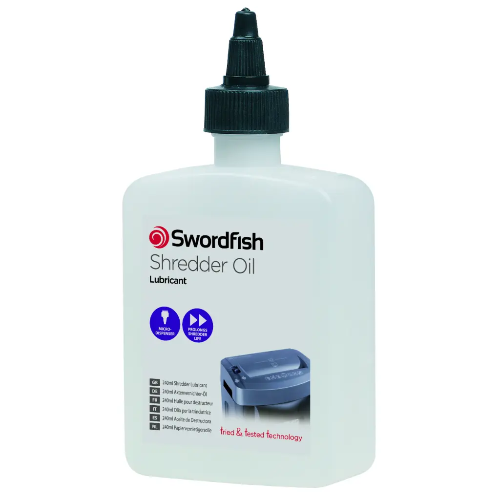 Snopake Shredder Oil Lubricant Bottle- 1 Pack of 5
