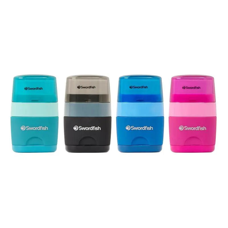 Snopake Twin Combo Sharpener & Eraser Blister- 12 Blisters of 1
