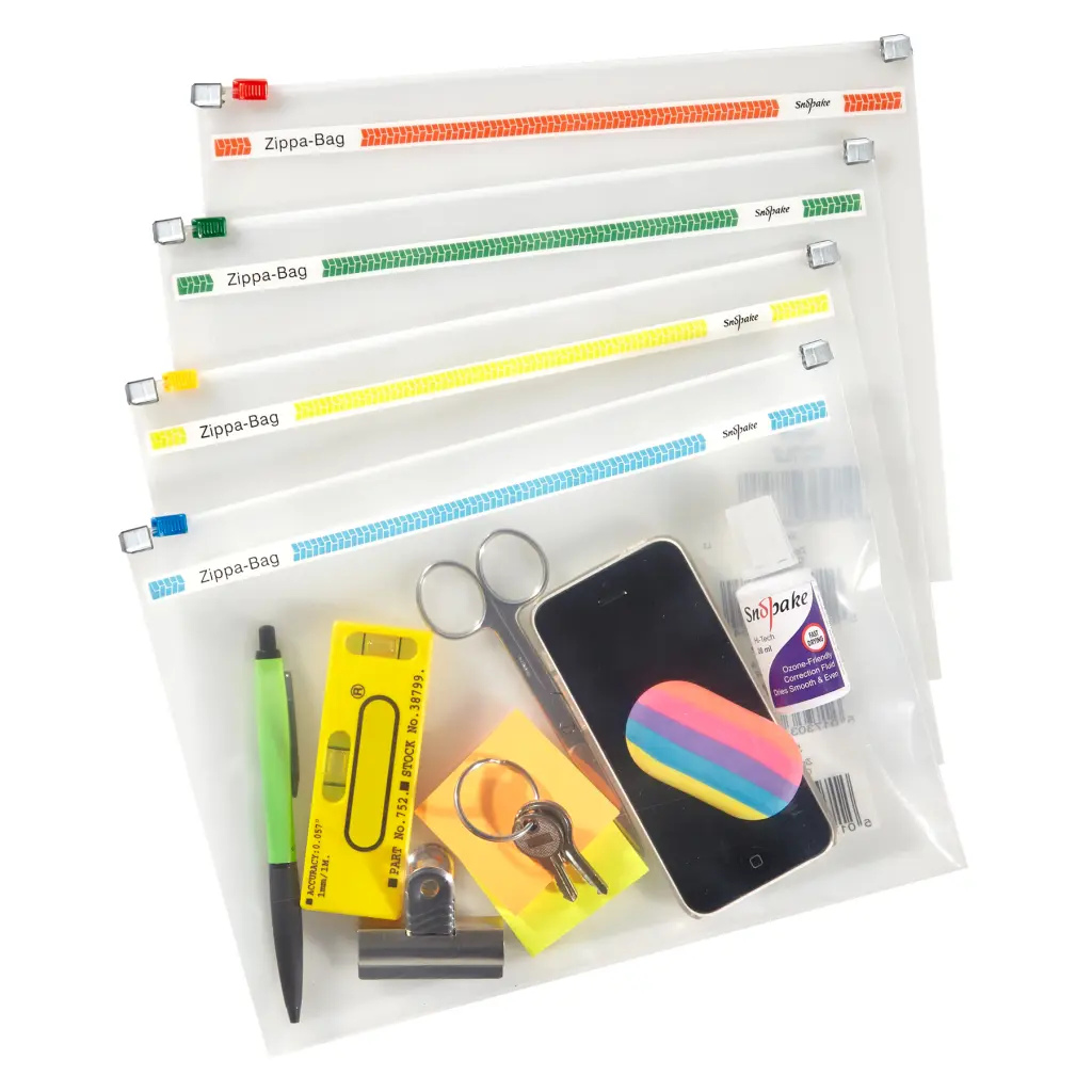 Snopake Zippa Bag A5 Assorted- 25 Bags