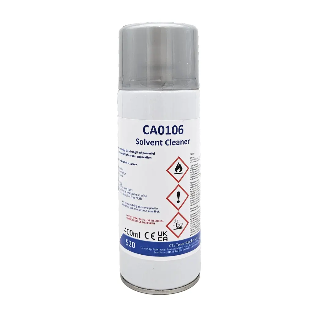 Solvent Cleaner 400ml Aerosol (12) INCLUDES DIRECTIONAL STRAW INSERTS