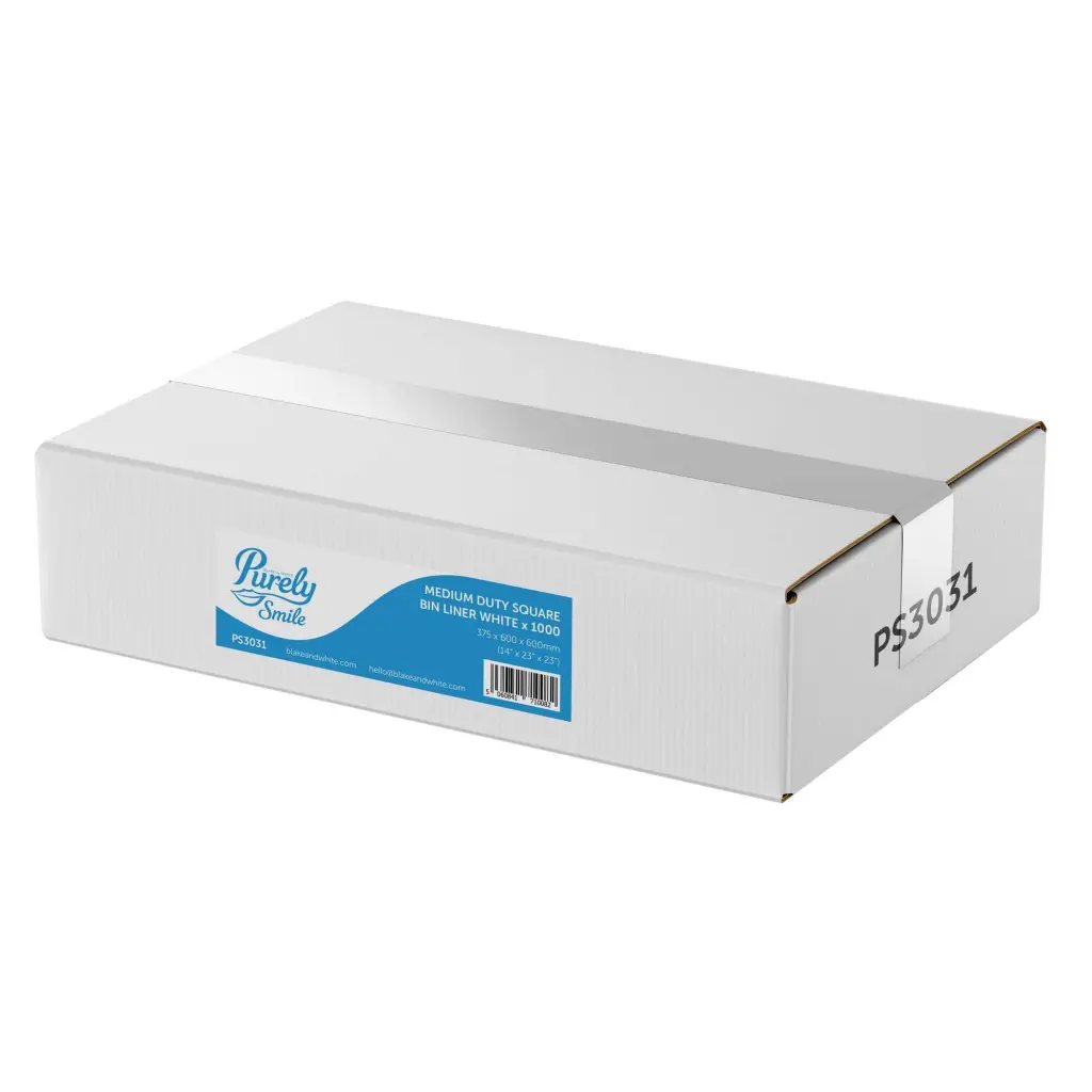 Square Bin Liner Medium Strength (1000)