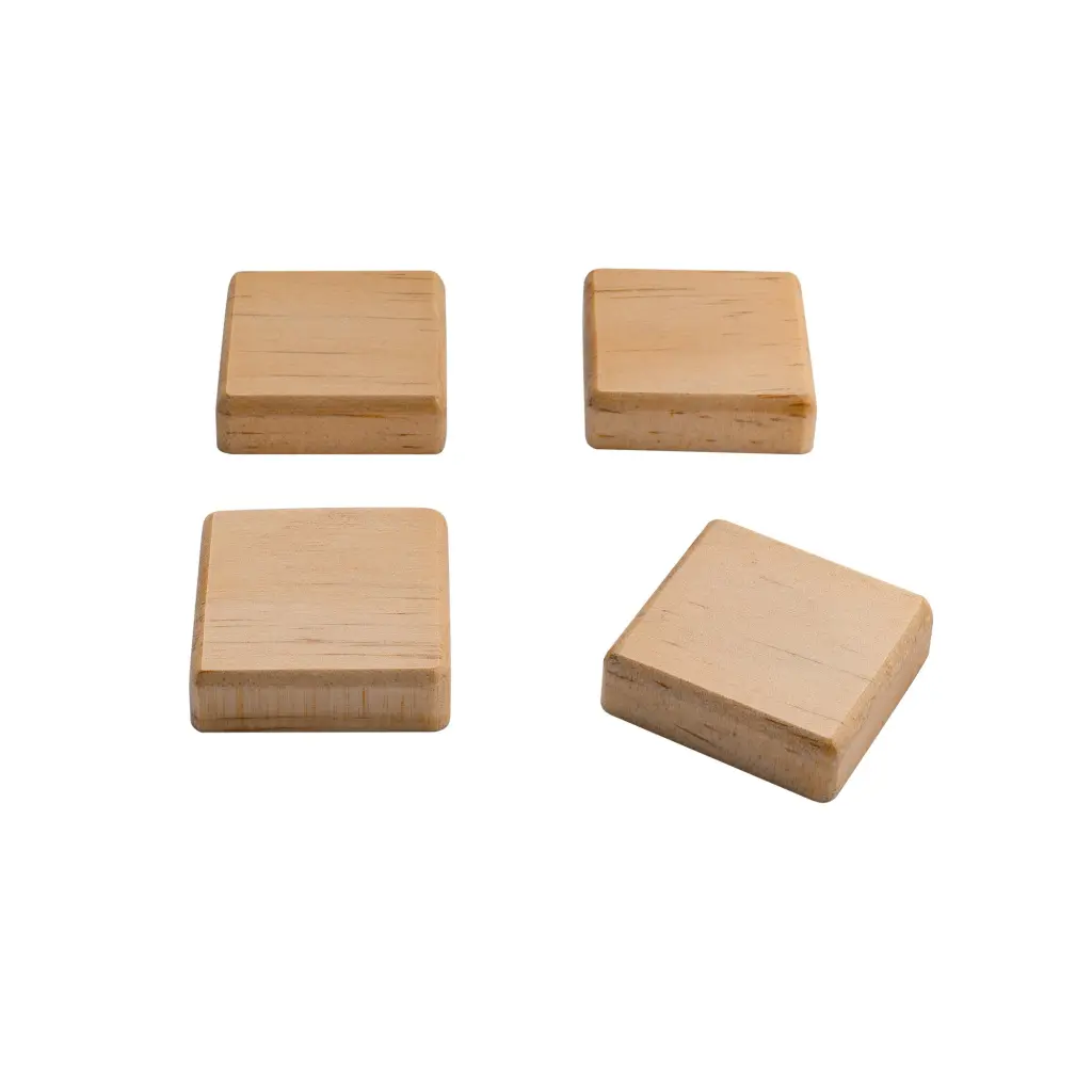 Square Wooden Magnets (4) BA211 