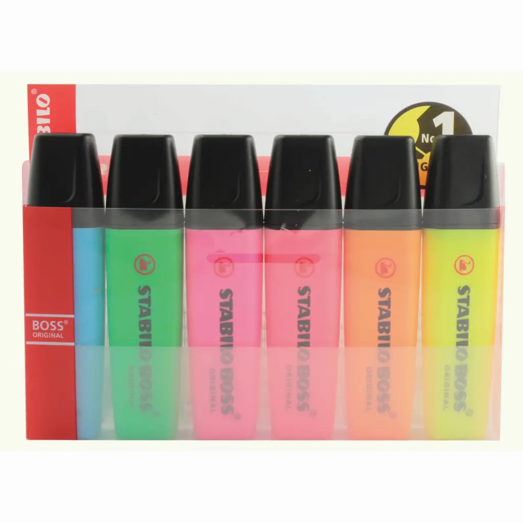 Stabilo BOSS Original Assorted Wallet (6)