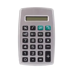 Tallon Pocket Calculator - Black & Silver 8 digit