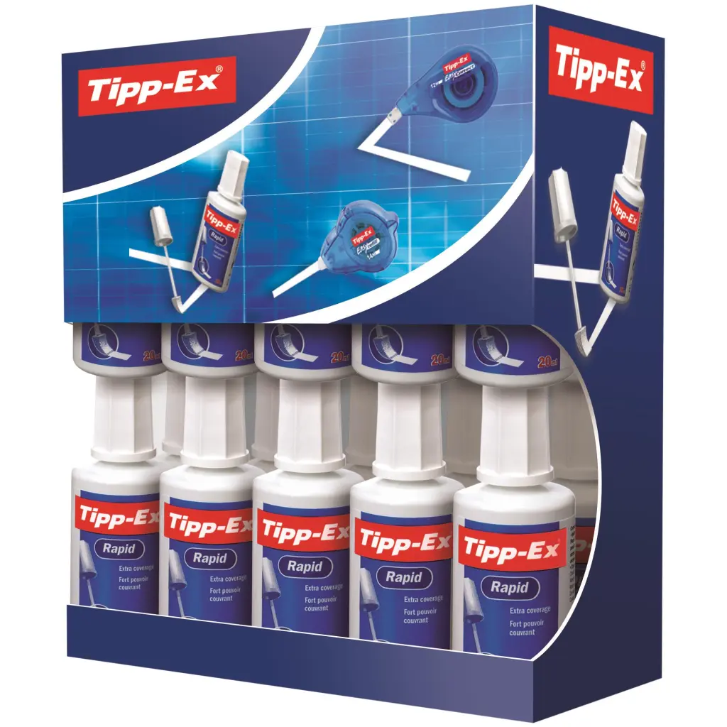 Tipp-Ex Rapid Fluid 20ml White Pack of 20