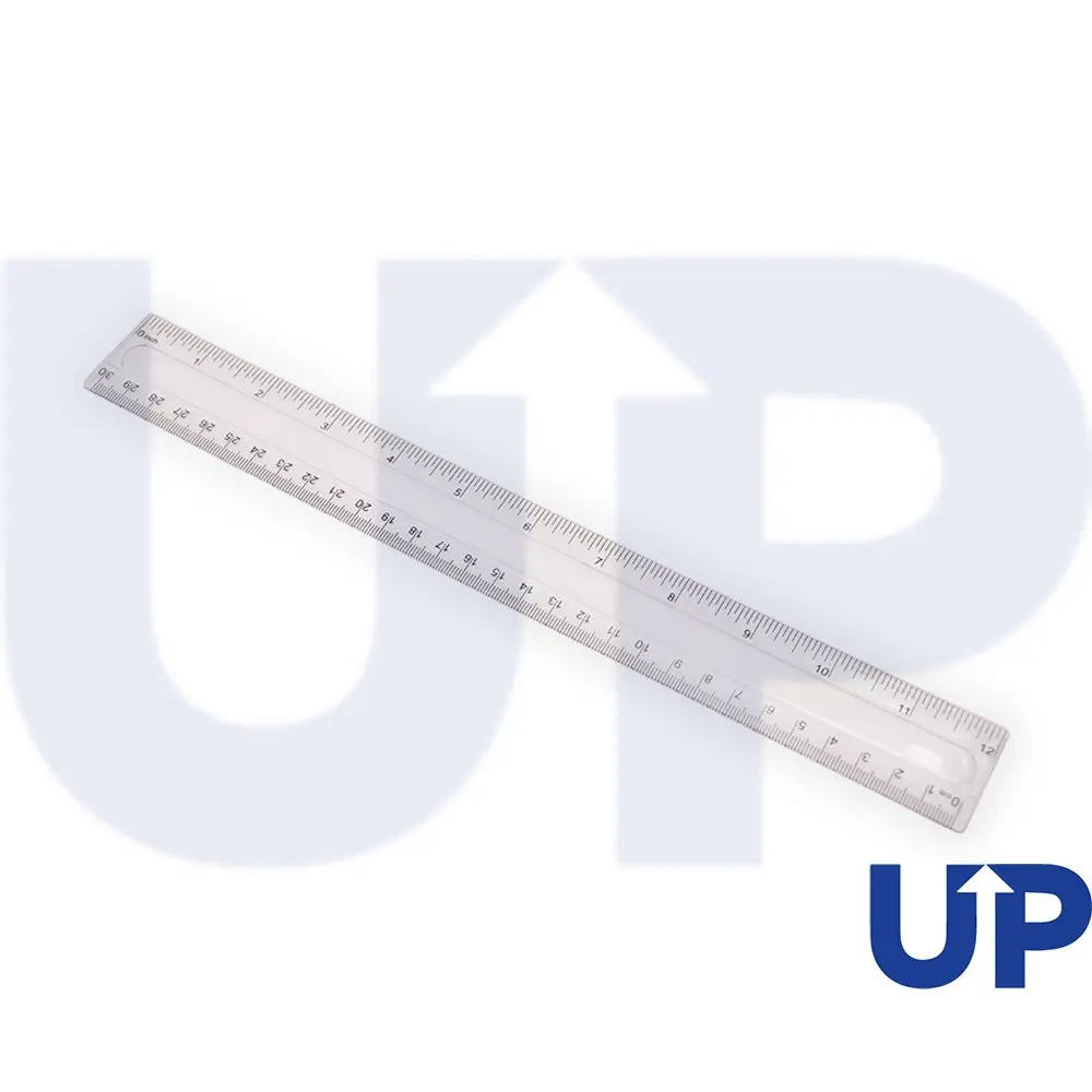 UP 300mm (12) Ruler Clear (20)