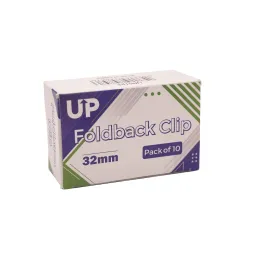 UP 32mm Foldback Clip Pack of 10