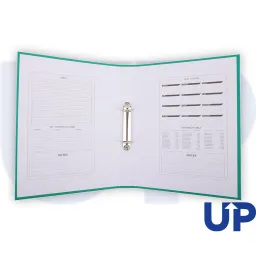 UP A4 25mm 2 Ring Binder Green Pack of 10
