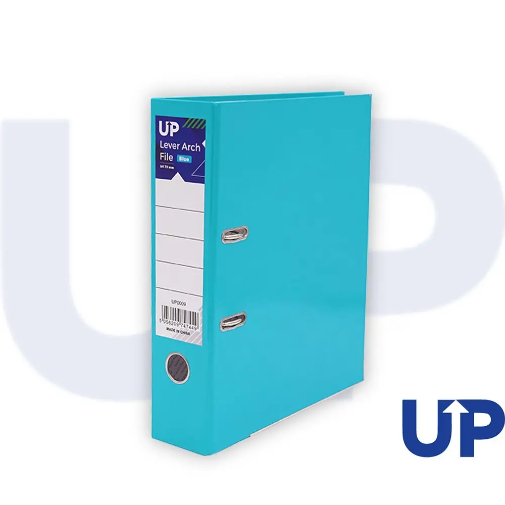 UP A4 70mm Lever Arch File - Blue (10)