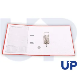 UP A4 70mm Lever Arch File Red Pack of 10 - Flat Packed