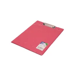 UP A4 PVC Fold Over Clipboard Red Pack of 10