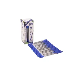 UP Ballpoint Pen Medium Blue Pack of 50