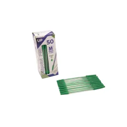 UP Ballpoint Pen Medium Green Pack of 50