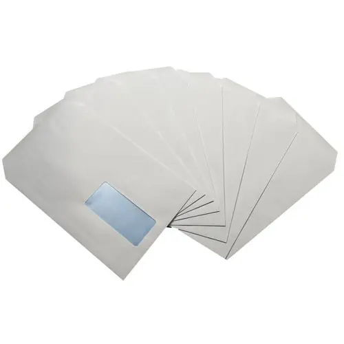 UP C5 Envelopes Window Peel and Seal 90gsm White (Pack of 500)