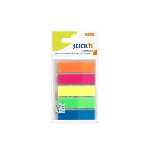 UP Film Indexes 12mm Neon Tabs (125)