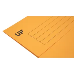 UP Half Flap Document Wallet Foolscap Pack of 50 - Yellow