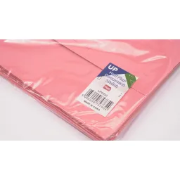UP Half Flap Foolscap Document Wallet Pack of 50 - Pink