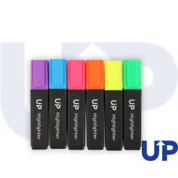 UP Highlighter Assorted Wallet Pack of 6