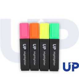 UP Highlighter Assorted Wallet of 4