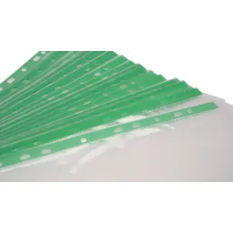 UP Punched Pockets A4 30 micron Pack of 100