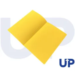 UP Square Cut Folder 180gm Pack of 100 - Yellow