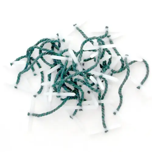 UP Treasury Tag Plastic 76mm PK100  