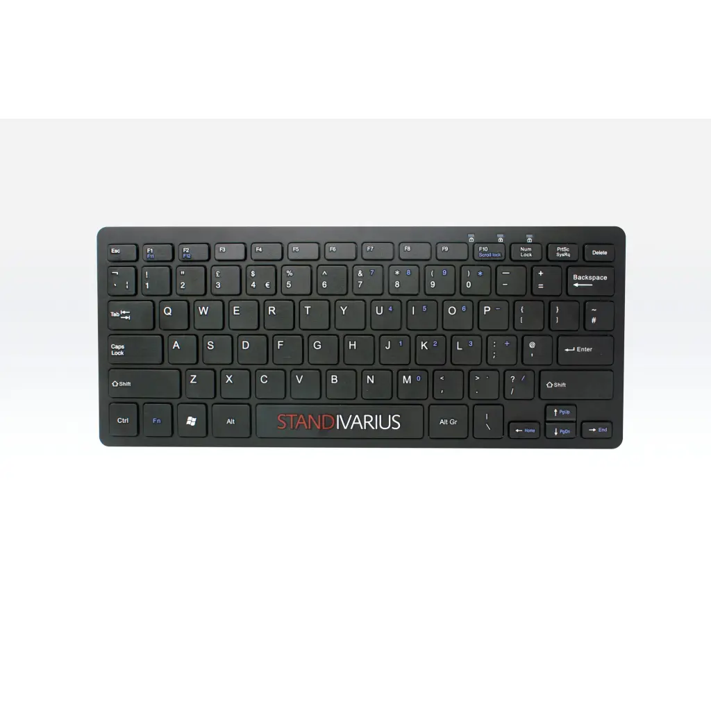 USB Portable Compact Keyboard Scissor Structure Keys  -  Black