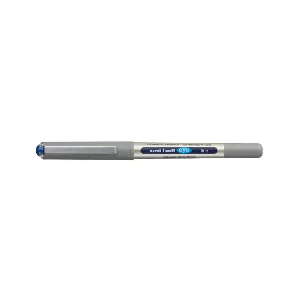 Uni-ball UB-157 Liquid Ink Rollerball Blue Pack of 12