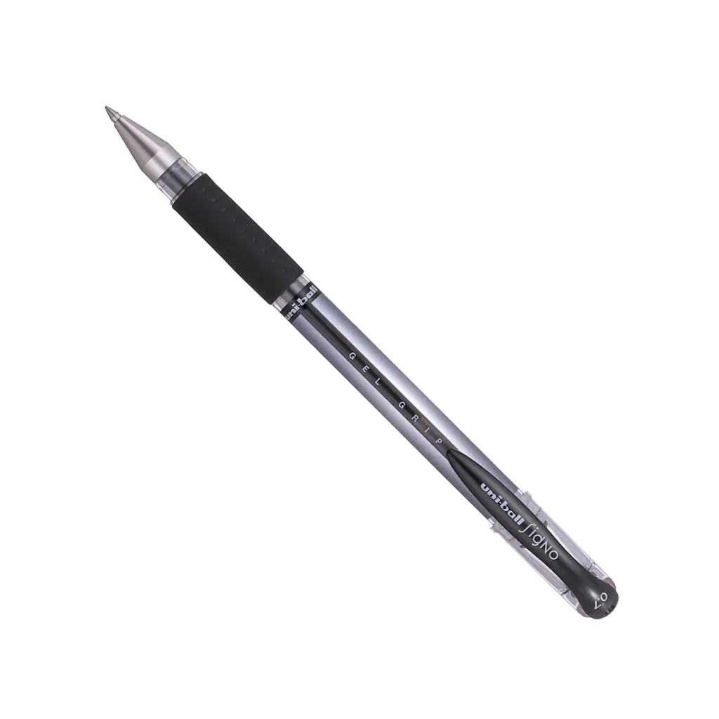Uni-ball UM-151 Signo Gel Grip Rollerball Black Pack of 12