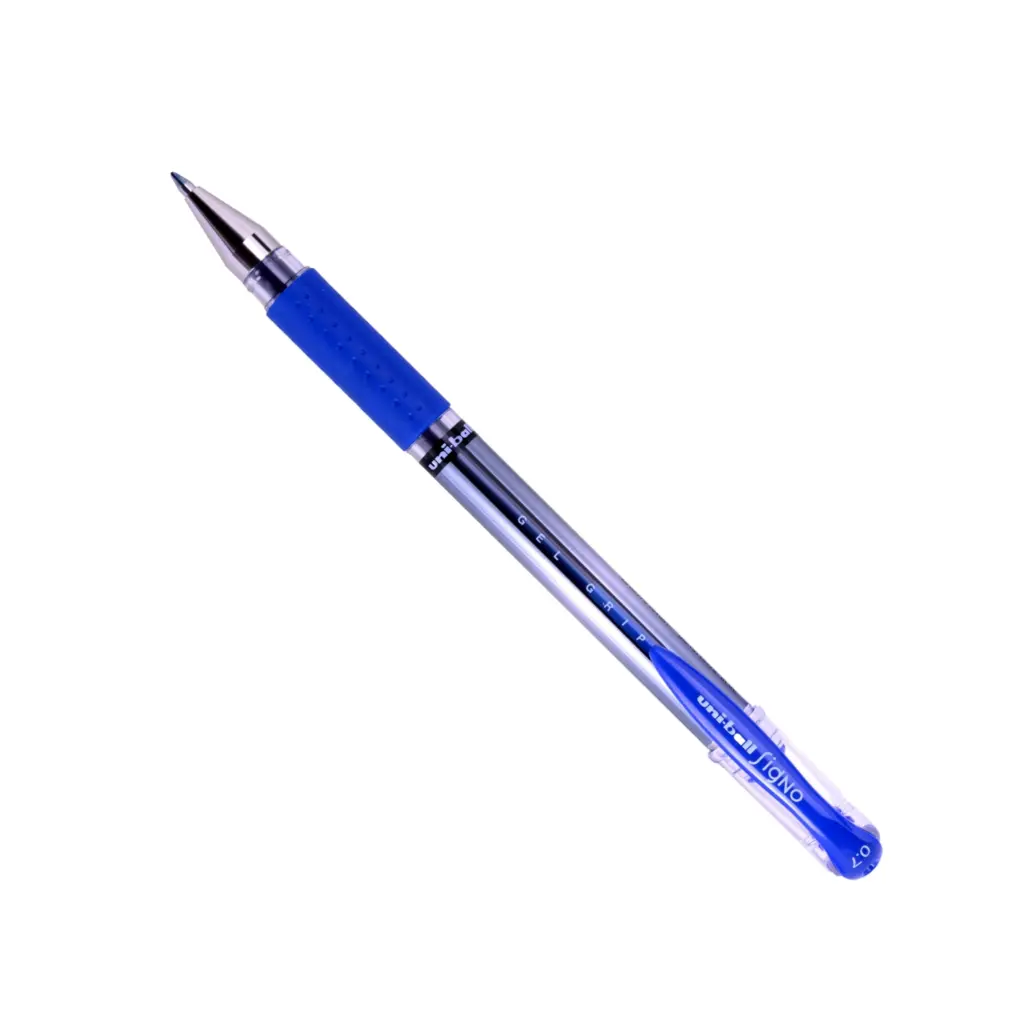 Uni-ball UM-151 Signo Gel Grip Rollerball Blue Pack of 12