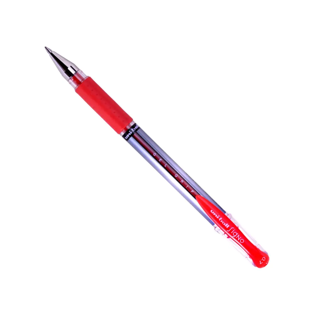 Uni-ball UM-151 Signo Gel Grip Rollerball Red Pack of 12