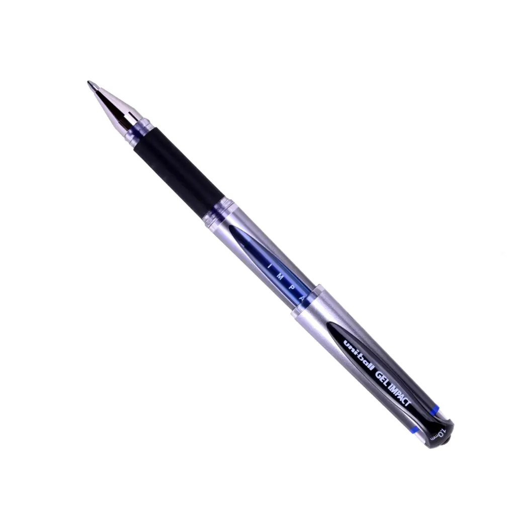 Uni-ball UM-153 Signo Impact Gel Rollerball Blue Pack of 12