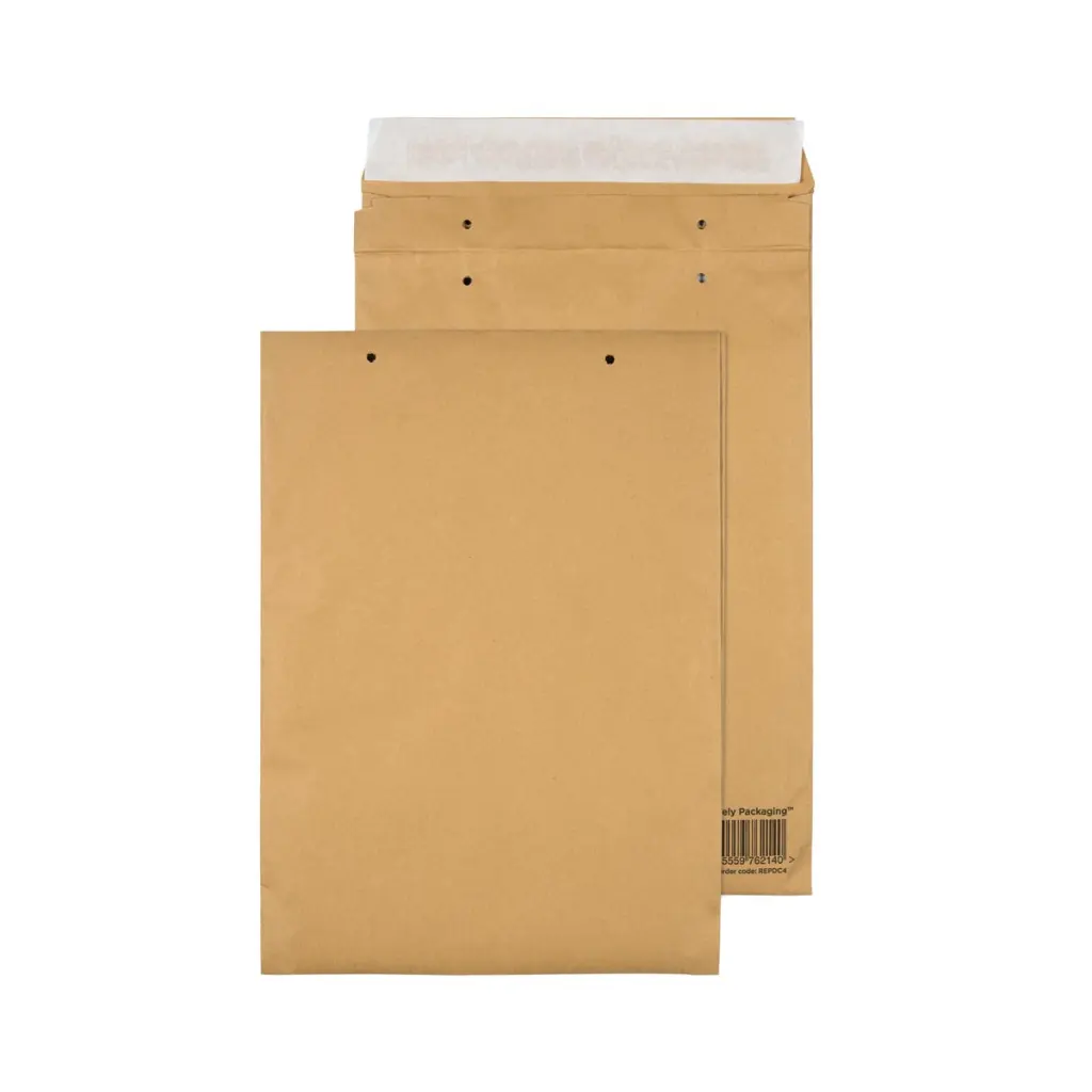 VITA C4 Manilla Ecocushion Padded Mailer Peel and Seal 140gsm 324x229mm BOX 100