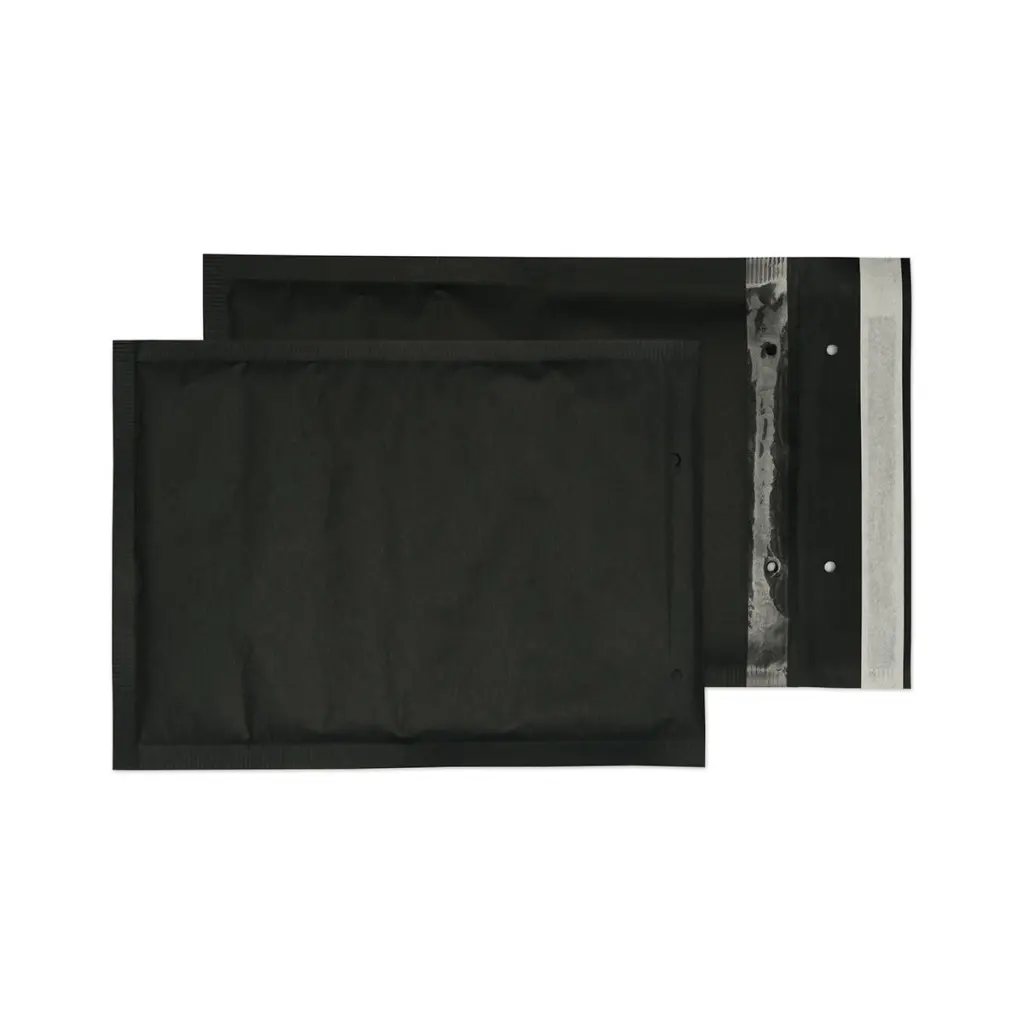 VITA C5+ Black Envolite Padded Bubble Mailer Peel and Seal 90gsm 270x180mm BOX 100